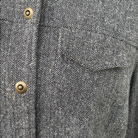 Liz Claiborne Charcoal Gray Lined Collar Jacket - Picture 7 of 11